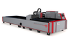 "Machine de découpe laser personnalisée du système IPG Beckhoff avec table de navette"